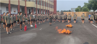 山东淄博德志学校——消防安全疏散演练